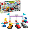 10445 Klocki Lego duplo Bolidy i kierowcy F1 70 elementów