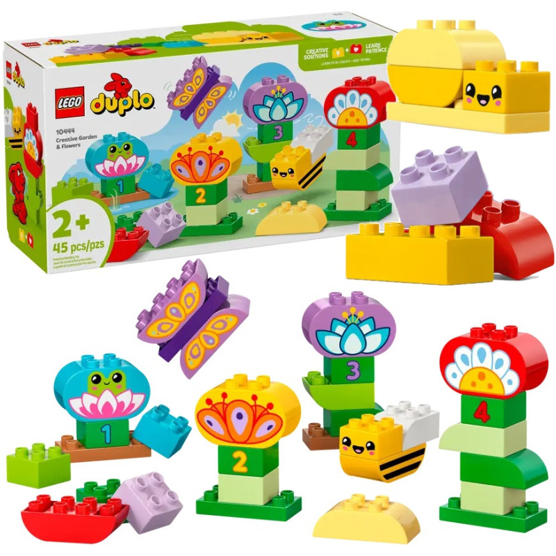 10444 Klocki Lego Duplo Kreatywny ogród i kwiaty 45 elementów 