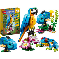 31136 KLOCKI LEGO CREATOR 3w1 EGZOTYCZNA PAPUGA 