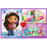 4387 Trefl Puzzle 2x70 elementów Baw się z Gabby 