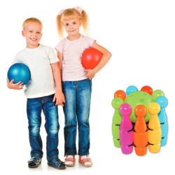 5388 DUŻY ZESTAW 9 KRĘGLI 30cm MAXI kręgle