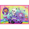 4332 Trefl Puzzle 2x24 elementy Gabby zabawy z Gabi