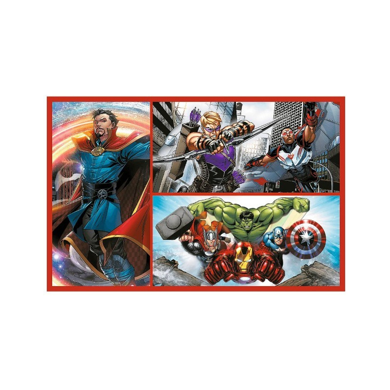 4394 Trefl Puzzle 2x70 elementów Avengers Zostań bohaterem