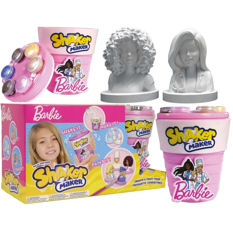 0146 BARBIE ZESTAW KREATYWNY SHAKER 4 FIGURKI
