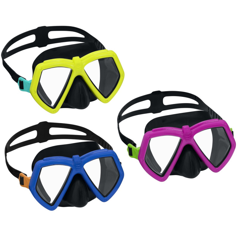 22040 Maska do pływania nurkowania okulary Bestway 7+