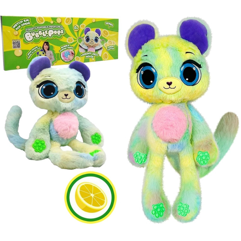 0634 Bubble Pops Lemony zest Mouse pachnące maskotki mysz 