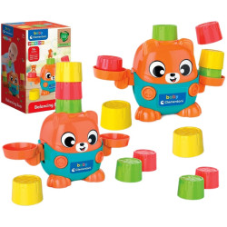 17576 Clementoni Baby Miś waga z kubeczkami zabawka Montessori 