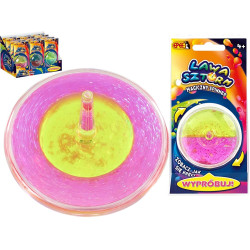 3685 Lawa Sztorm – Magiczny spinner zobacz jak sie kręci różowo-zielony 