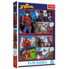 4431 Trefl Puzzle 2x70 elementów Spiderman Pajęcze historie