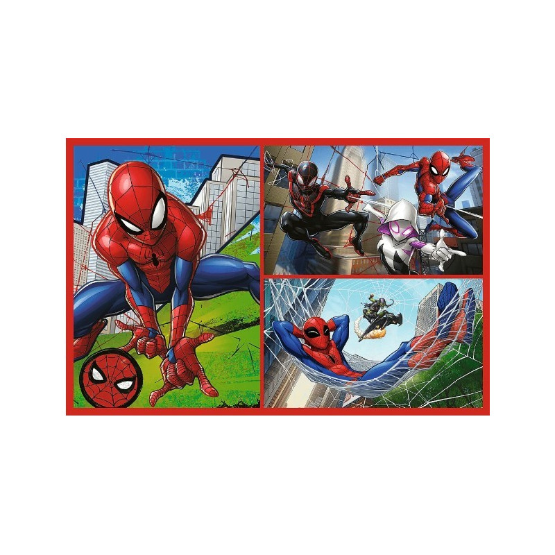 4431 Trefl Puzzle 2x70 elementów Spiderman Pajęcze historie