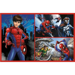 4431 Trefl Puzzle 2x70 elementów Spiderman Pajęcze historie