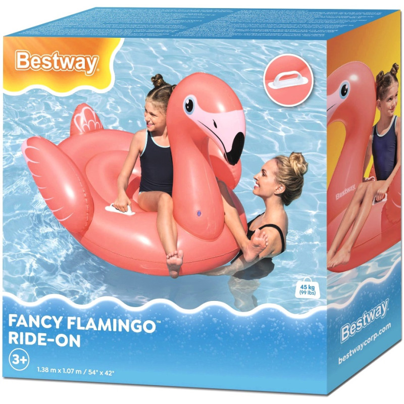 41525 Bestway Dmuchany materac z uchwytami Flaming