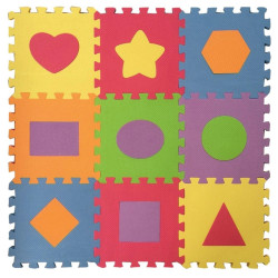 1075 PUZZLE 9szt PIANKOWE MATA PODŁOGOWA OCHRONNA EDUKACYJNA