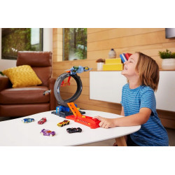 5084 HOT WHEELS PĘTLA NIETOPERZA WYRZUTNIA TOR + POJAZD