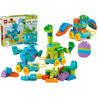 10451 108 elementów Klocki Lego Duplo 3w1 Dinozaury na kółkach