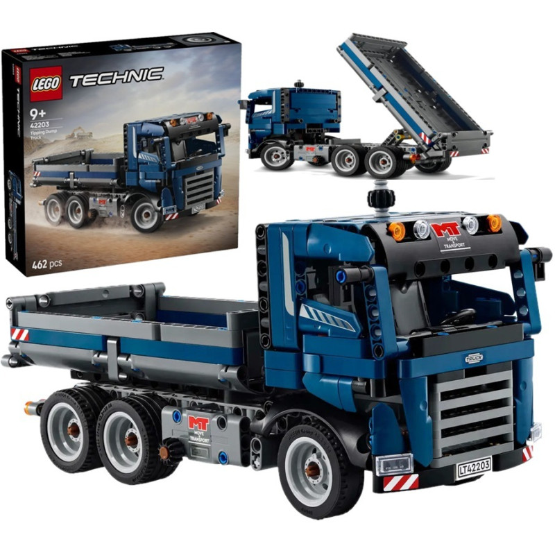 42203  Klocki Lego Technic Wywrotka z przechylaną skrzynią  462 elementów