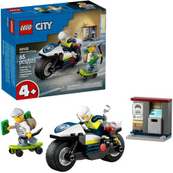 60455 Klocki Lego City Pościg na motocyklu policyjnym 65 elementów 