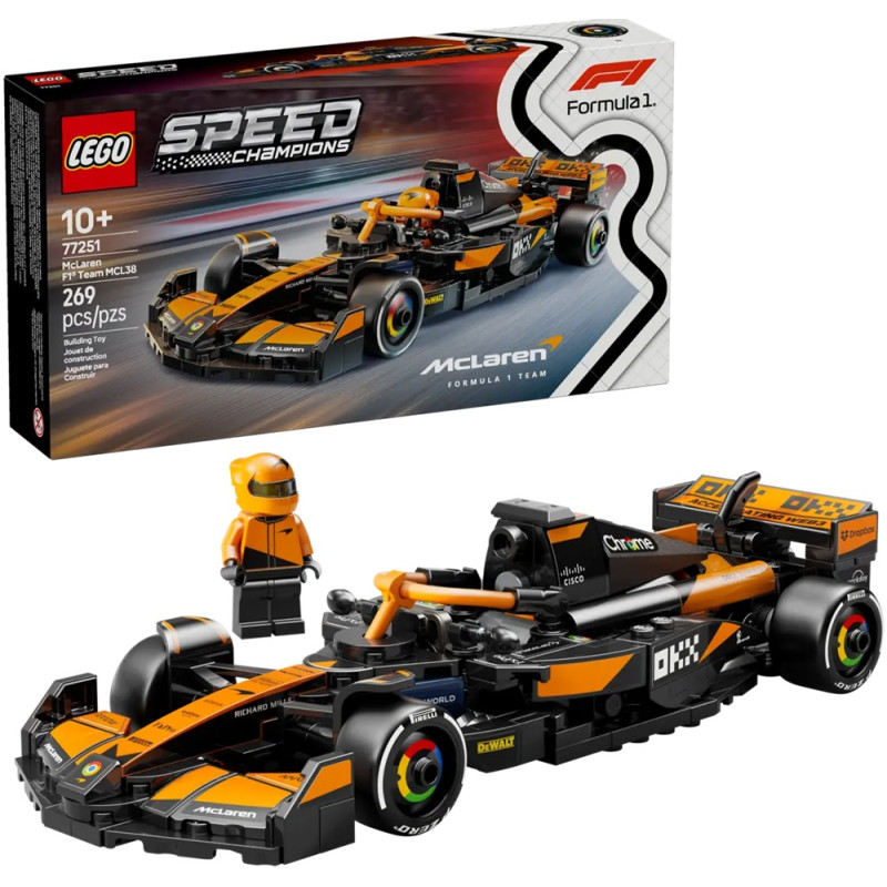 77251 Klocki Lego Speed Champions Bolid F1 McLaren Team MCL38  269 elementów 