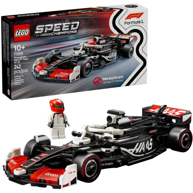 77250 Klocki Lego Speed Champions Bolid F1 MoneyGram Haas Team VF24  242 elementy