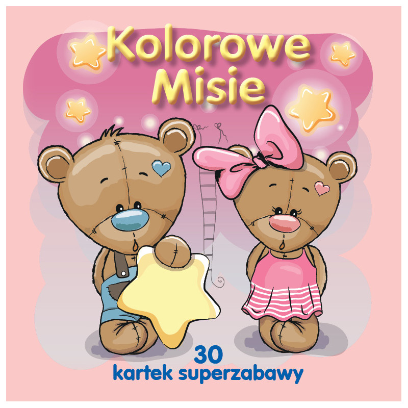 2668 Kolorowanka Kolorowe Misie 30 kartek super zabawy