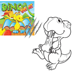 5935 Kolorowanka Dino Świat 30 kartek super zabawy dinozaury