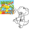 5935 Kolorowanka Dino Świat 30 kartek super zabawy dinozaury