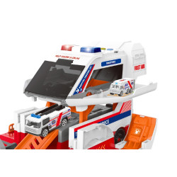 * 5779 DUŻY FUNKCYJNY AMBULANS KARETKA ZE ŚWIATŁEM I DŹWIEKIEM POJAZDY I AKCESORIA