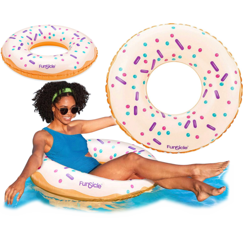1798 Funsicle 79cm kółko dmuchane koło do pływania Donut pączek