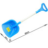 * 8657 DUŻA MOCNA ALUMINIOWA ŁOPATA ŁOPATKA DO PIASKU 62cm