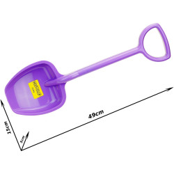 * 9661 DUŻA 49cm POLSKA SOLIDNA ŁOPATA DO PIASKU