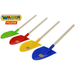 51639 DUŻA 54,5cm ŁOPATA SZPADEL DO PIASKU PIASKOWNICY DREWNO  WADER - POLESIE