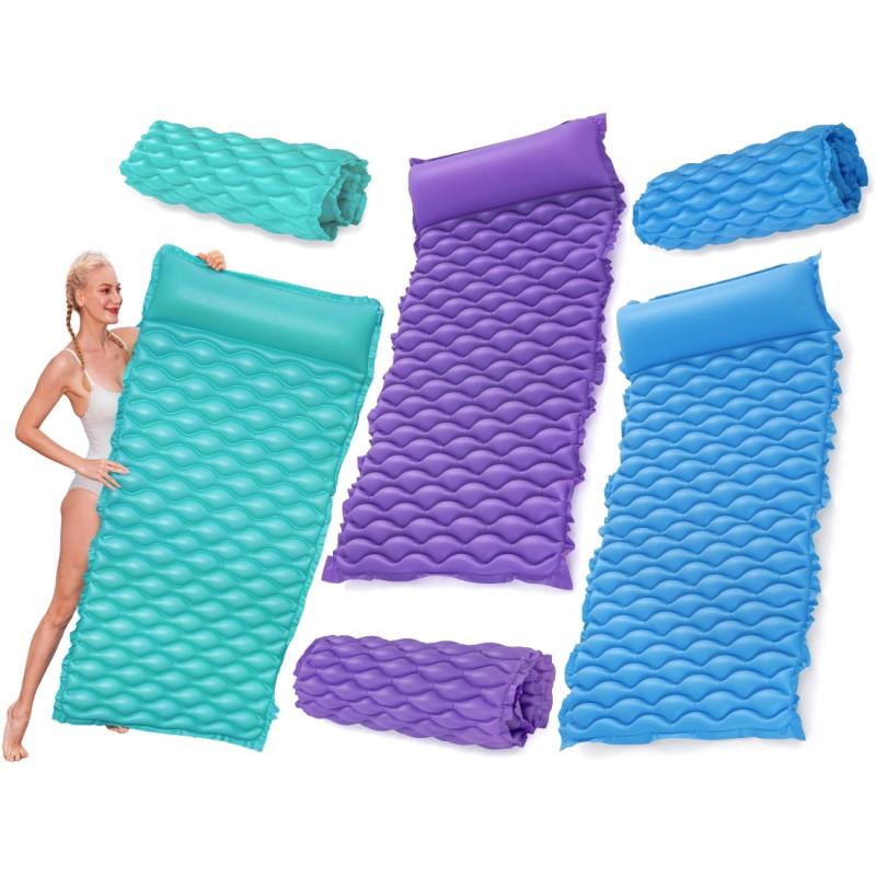 44020 Materac dmuchany plażowy do pływania zwijany Bestway 