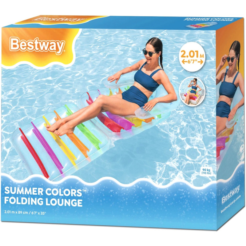 43023 Dmuchany 201 cm materac fotel leżak Bestway
