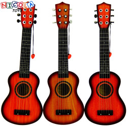 * 0675 DUŻA PLASTIKOWA GITARA DLA DZIECI 6 STRUN 