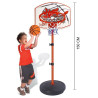 * 0101 REGULOWANY KOSZ KOSZYKÓWKA NA STOJAKU + ŁUK 150cm