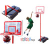 * 3522 Zestaw do kosza 195cm solidny metalowy kosz koszykówka Nba