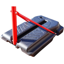 * 3522 Zestaw do kosza 195cm solidny metalowy kosz koszykówka Nba