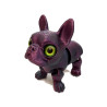 1473 Figurka Piesek Bulldog Francuski 3D Tęczowy i Holograficzny