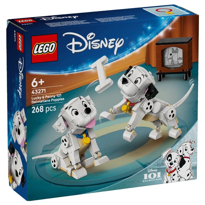 43271 Klocki Lego Disney 101 dalmatyńczyków Szczeniaczki Szczęściarz i Penny