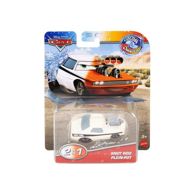 0805 Auto Cars Disney Pixar 2w1 Snot Rod zmieniający kolor 