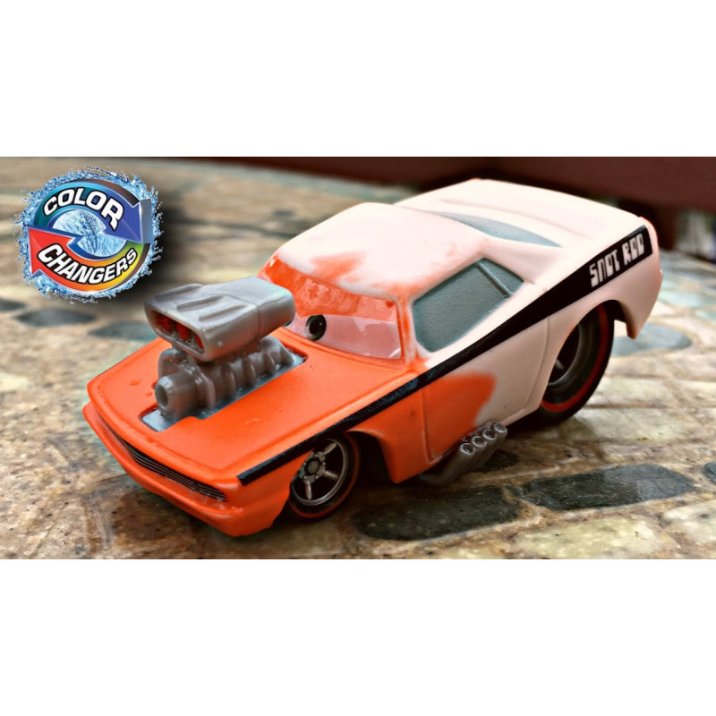 0805 Auto Cars Disney Pixar 2w1 Snot Rod zmieniający kolor 