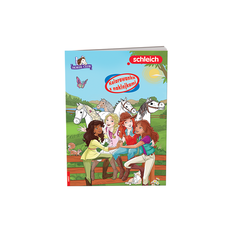 2273 Schleich Horse Club Kolorowanka z naklejkami Praca zbiorowa 