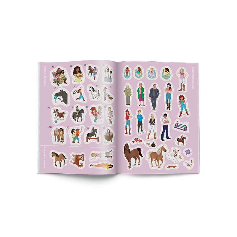 2273 Schleich Horse Club Kolorowanka z naklejkami Praca zbiorowa 