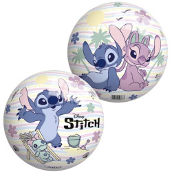 8663 DUŻA GUMOWA KOLOROWA PIŁKA DO GRY LILO I STITCH JOHN 23cm