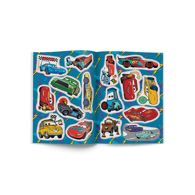 5822 Disney Pixar Auta Kolorowanka z naklejkami Praca zbiorowa
