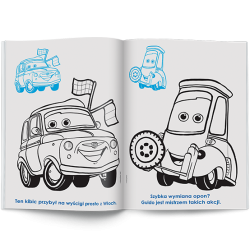 5822 Disney Pixar Auta Kolorowanka z naklejkami Praca zbiorowa