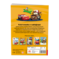 5822 Disney Pixar Auta Kolorowanka z naklejkami Praca zbiorowa