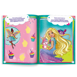 1619 Barbie 100 Brokatowych Naklejek Praca Zbiorowa