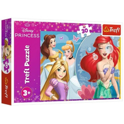 3085 Trefl puzzle 30 elementów Disney Piękny Dzień Księżniczek 