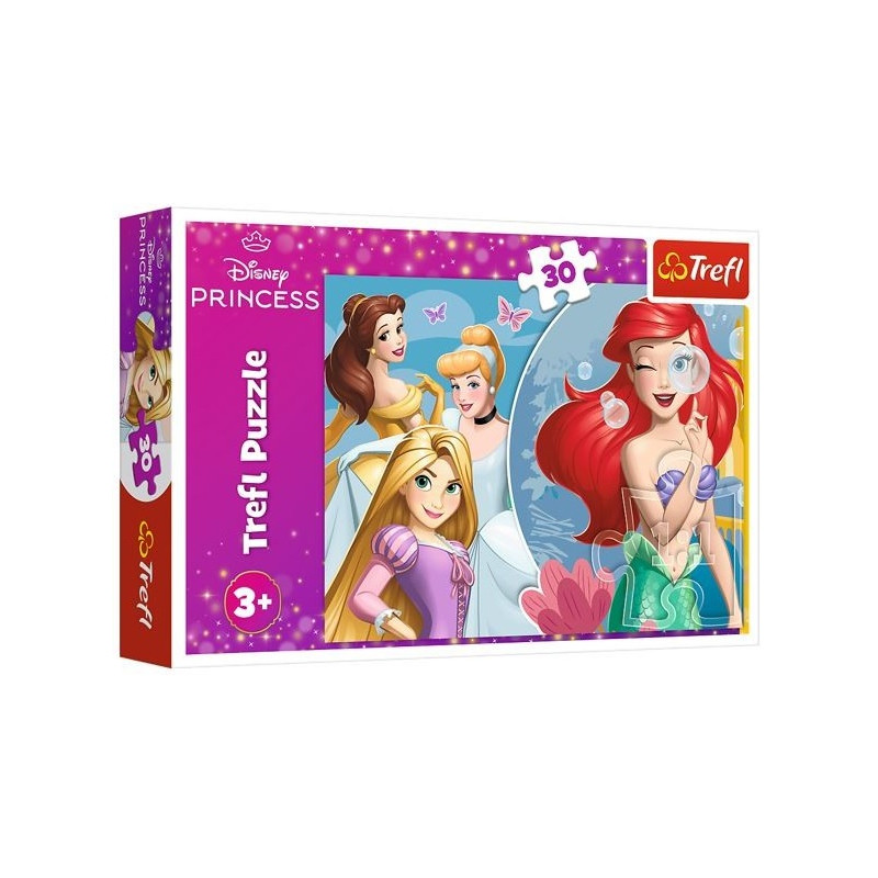 3085 Trefl puzzle 30 elementów Disney Piękny Dzień Księżniczek 